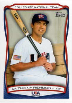 2010 Topps USA Baseball #USA-44 Anthony Rendon  Front