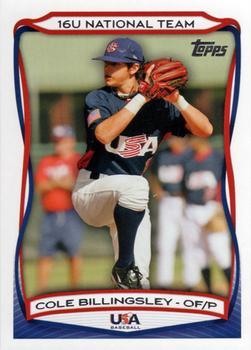 2010 Topps USA Baseball #USA-46 Cole Billingsley  Front