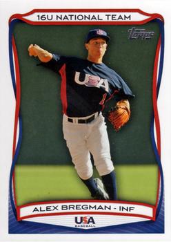 2010 Topps USA Baseball #USA-49 Alex Bregman  Front
