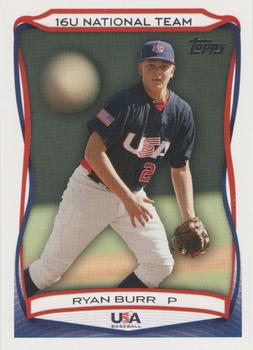 2010 Topps USA Baseball #USA-50 Ryan Burr  Front