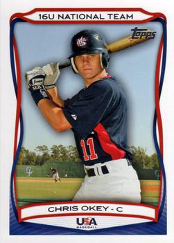 2010 Topps USA Baseball #USA-57 Chris Okey  Front