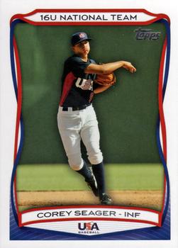 2010 Topps USA Baseball #USA-62 Corey Seager  Front