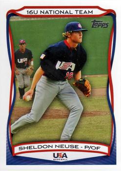 2010 Topps USA Baseball #USA-65 Sheldon Neuse  Front