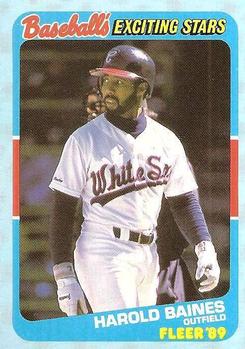 1989 Fleer Baseball's Exciting Stars #1 Harold Baines Front