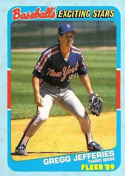 1989 Fleer Baseball's Exciting Stars #26 Gregg Jefferies Front