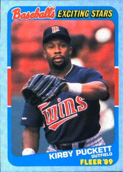 1989 Fleer Baseball's Exciting Stars #34 Kirby Puckett Front