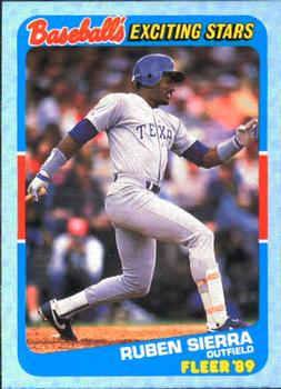 1989 Fleer Baseball's Exciting Stars #37 Ruben Sierra Front