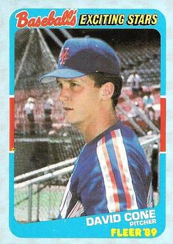 1989 Fleer Baseball's Exciting Stars #8 David Cone Front