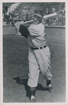 1947 Cleveland Indians Van Patrick Postcards #NNO Hank Edwards Front