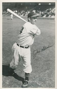 1947 Cleveland Indians Van Patrick Postcards #NNO Joe Gordon Front