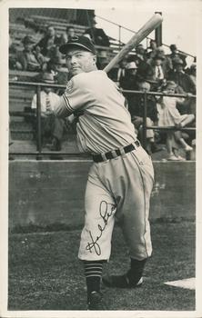 1947 Cleveland Indians Van Patrick Postcards #NNO Hal Peck Front