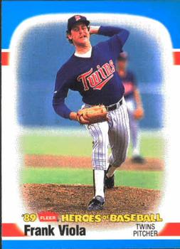 1989 Fleer Heroes of Baseball #42 Frank Viola Front