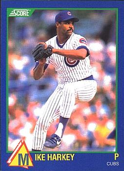 1989 Score Hottest 100 Rising Stars #48 Mike Harkey Front