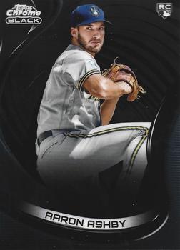 2022 Topps Chrome Black #71 Aaron Ashby Front