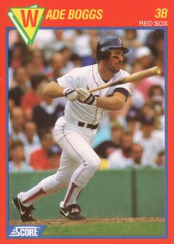 1989 Score Baseball's 100 Hottest Players #100 Wade Boggs Front