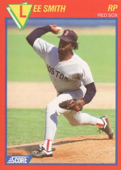 1989 Score Baseball's 100 Hottest Players #18 Lee Smith Front