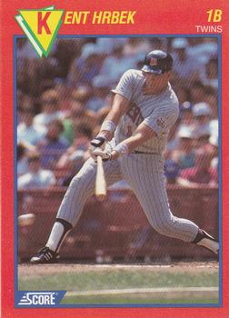 1989 Score Baseball's 100 Hottest Players #14 Kent Hrbek Front