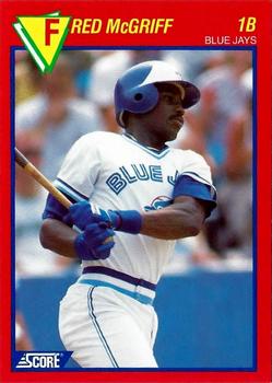 1989 Score Baseball's 100 Hottest Players #65 Fred McGriff Front
