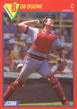 1989 Score Baseball's 100 Hottest Players #81 Bob Boone Front