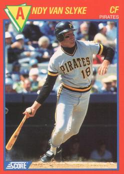 1989 Score Baseball's 100 Hottest Players #92 Andy Van Slyke Front