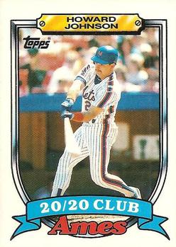 1989 Topps Ames 20/20 Club #18 Howard Johnson Front
