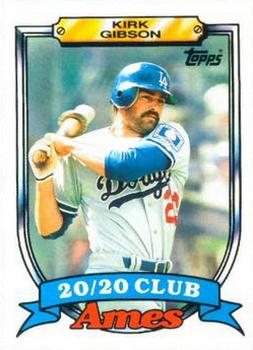 1989 Topps Ames 20/20 Club #14 Kirk Gibson Front