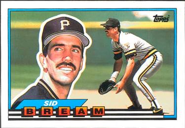 1989 Topps Big #106 Sid Bream Front