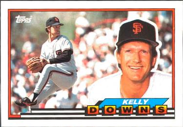 1989 Topps Big #112 Kelly Downs Front