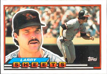 1989 Topps Big #113 Larry Sheets Front
