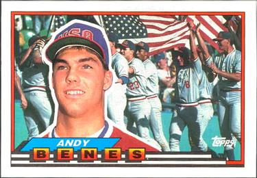 1989 Topps Big #114 Andy Benes Front