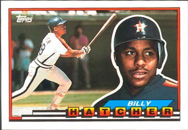 1989 Topps Big #118 Billy Hatcher Front