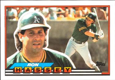 1989 Topps Big #171 Ron Hassey Front
