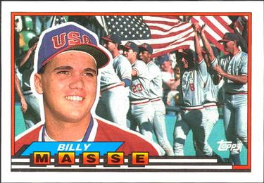 1989 Topps Big #179 Billy Masse Front