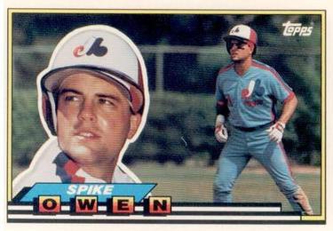 1989 Topps Big #221 Spike Owen Front