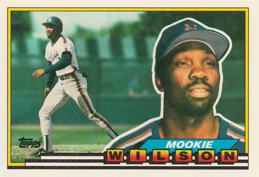 1989 Topps Big #231 Mookie Wilson Front