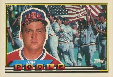 1989 Topps Big #263 Jim Poole Front