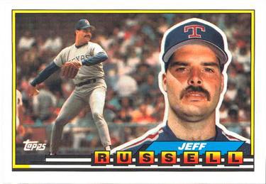 1989 Topps Big #309 Jeff Russell Front
