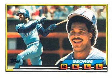 1989 Topps Big #318 George Bell Front
