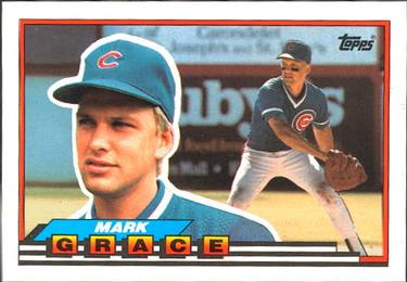 1989 Topps Big #189 Mark Grace Front