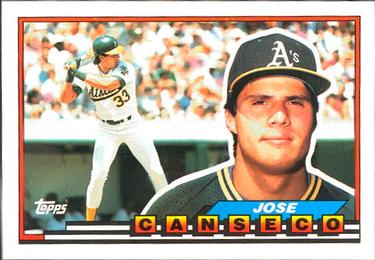 1989 Topps Big #190 Jose Canseco Front