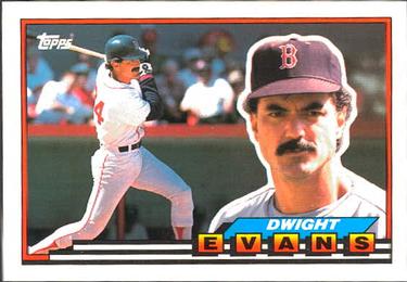 1989 Topps Big #193 Dwight Evans Front