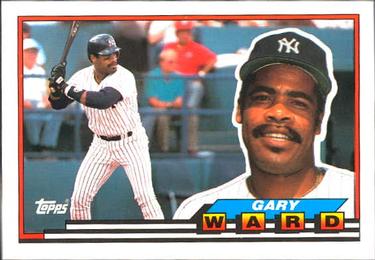 1989 Topps Big #206 Gary Ward Front