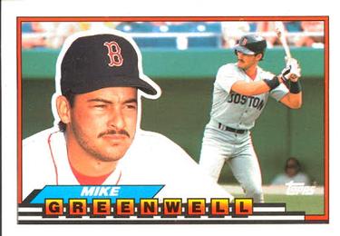 1989 Topps Big #211 Mike Greenwell Front