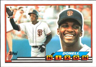 1989 Topps Big #214 Donell Nixon Front