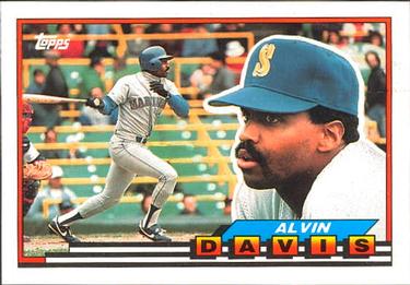 1989 Topps Big #218 Alvin Davis Front