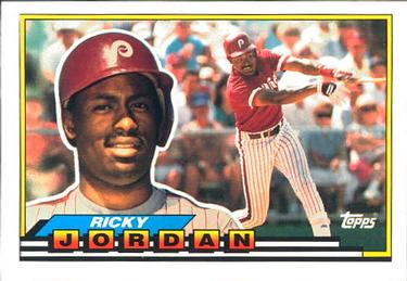 1989 Topps Big #246 Ricky Jordan Front