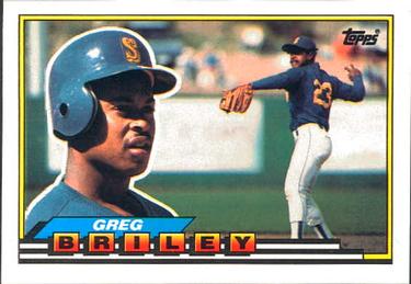 1989 Topps Big #247 Greg Briley Front