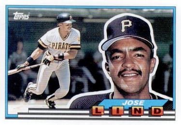 1989 Topps Big #25 Jose Lind Front