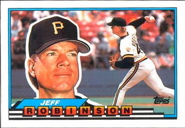 1989 Topps Big #45 Jeff Robinson Front
