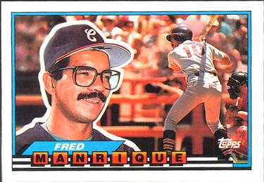 1989 Topps Big #84 Fred Manrique Front